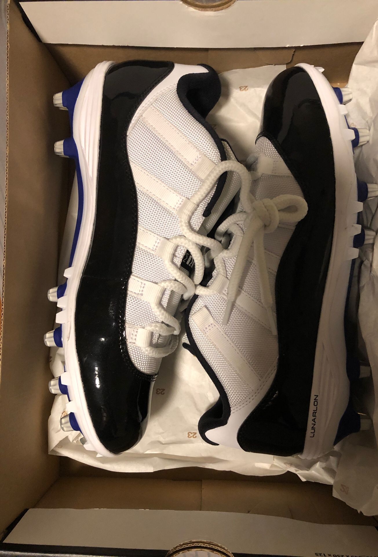 Size 10 Jordan concord cleats low