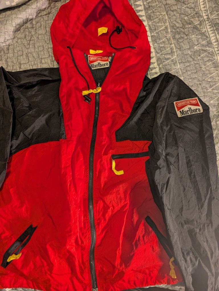 Vintage Marlboro Windbreaker Jacket