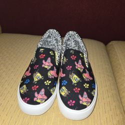 Dare 2B Square Sponge Bob & Patrick Slip On's 8.5