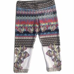 NUX Flamingo Cropped Leggings - Size L