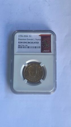 NGC Gem Uncirculated President Donald J. Trump $1 Coin