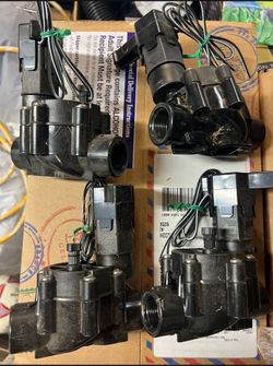 (4) inline RainBird Valves, New.   3/4