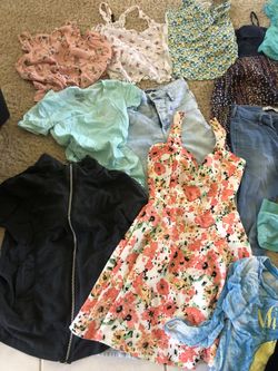 Teen girl clothes - mostly small