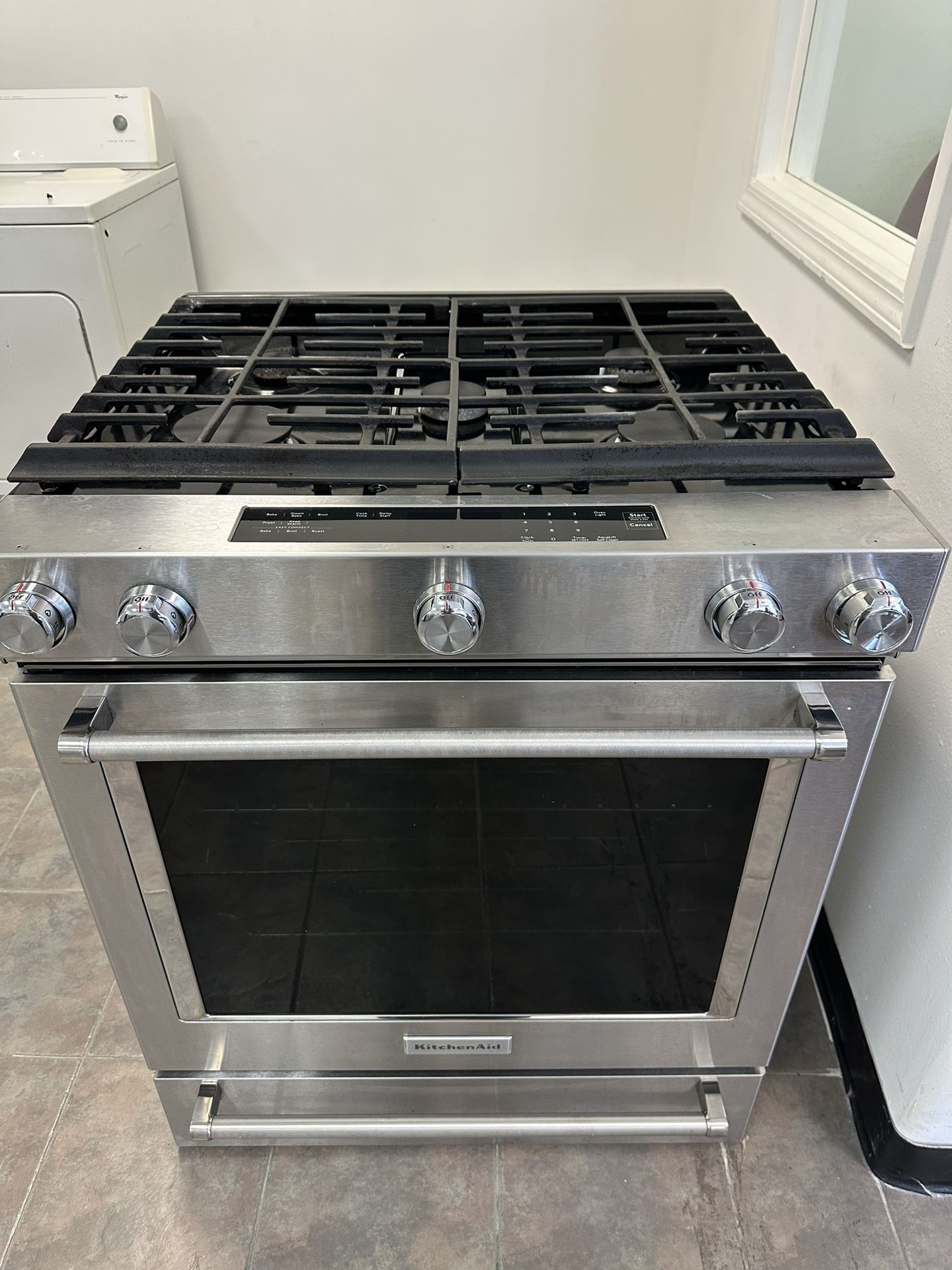 Kitchen Aid 30 Wide Gas Range