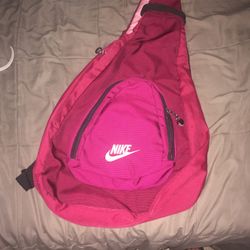Nike Maroon Over Shoulder Bag