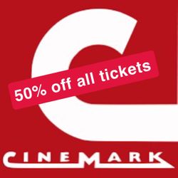 50% Off Cinemark Movie Tickets