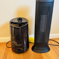 Honeywell Humidifier And Portable Space Heater