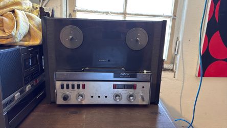 Revox A-77  Housed In Amp And Speaker Box