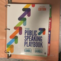 The Public Speaking Playbook Paperback Binder Edition