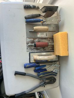 Tile and Masonry Tool Lot