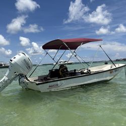 1984 Boston Whaler 13ft Boat (Newly Refurbished & Repowered)