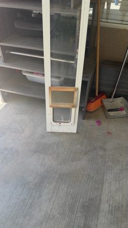 Dog/cat door attachment