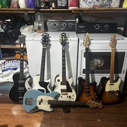 electric guitars