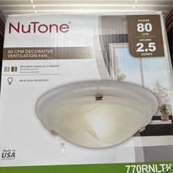 Nutone Exhaust Fan With Light