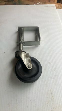 Swinging gate wheel coaster