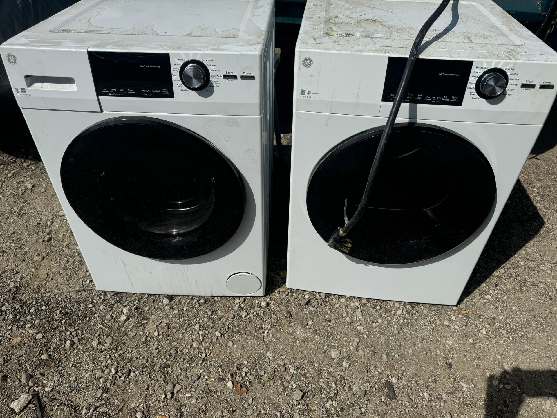 Ge Washer And Electric Dryer Apartment Size