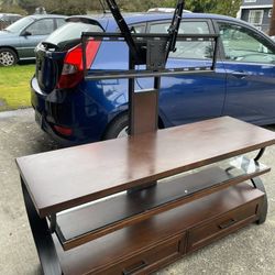 Nice Modern TV  Stand  With 2 Drawers 