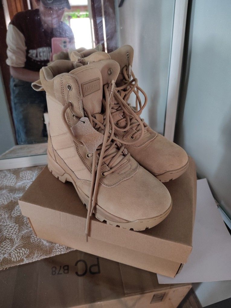 Tan Work boots 7.5 Men