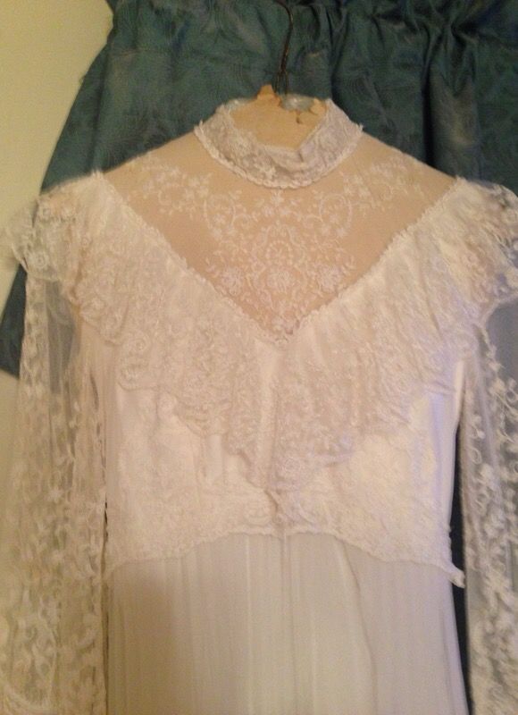 Vintage 1980 Wedding Gown