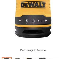 New Dewalt  Bluetooth Speaker 