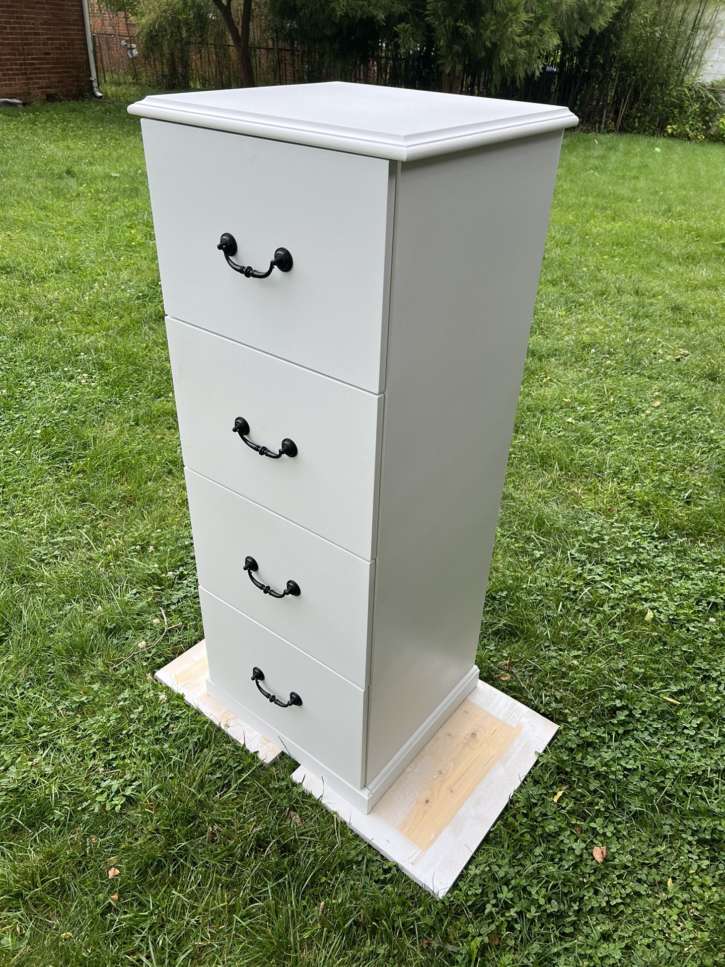 Tall White Dresser / Cabinet