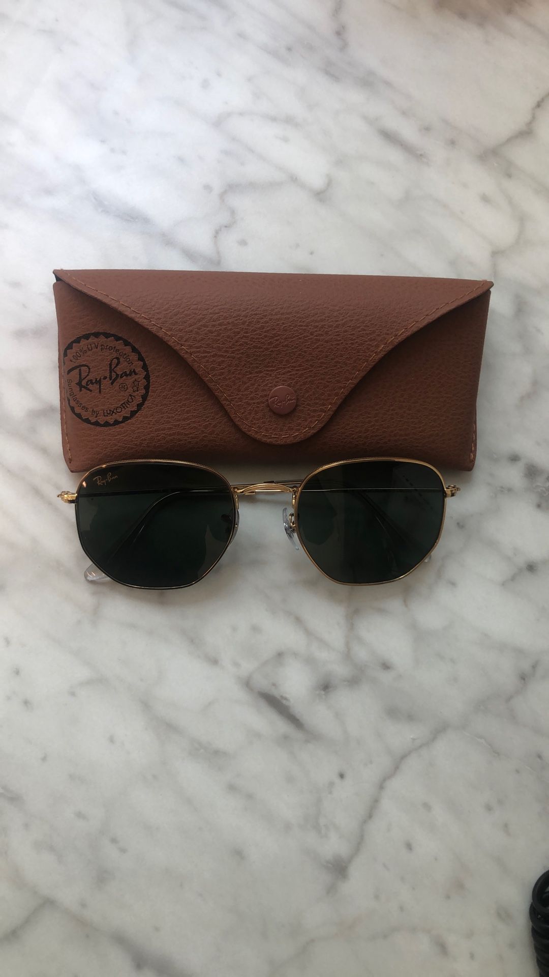 Ray ban RB3548 Hexagonal Gold