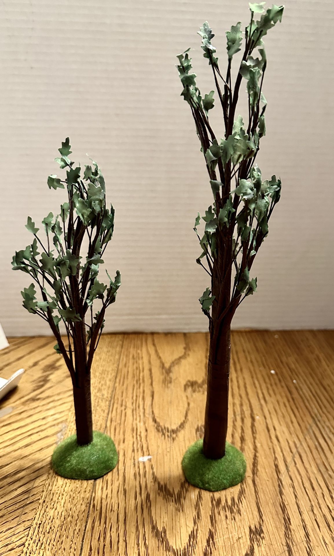 Vintage Department 56 “Village Accessories - Spring Oaks Set of 2”