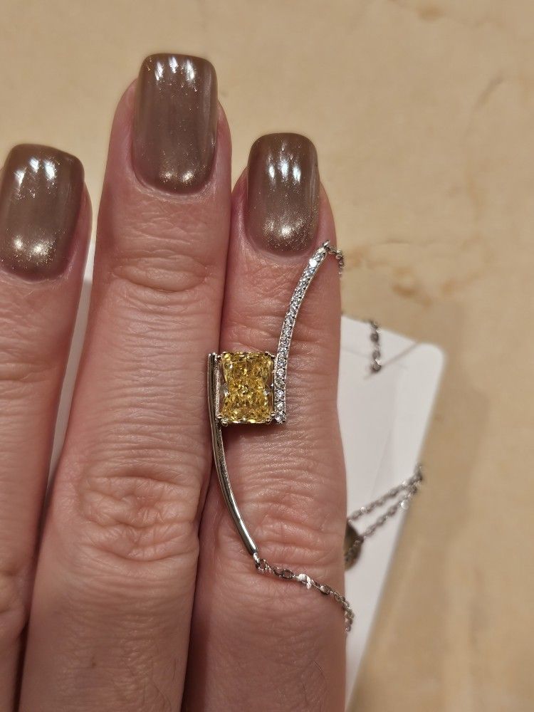 Certified Lab Grown Diamonds Solid 925 Silver