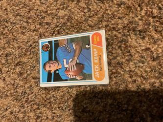 1968 Topps Jack Kemp football card Buffalo Bills legend House of Representatives
