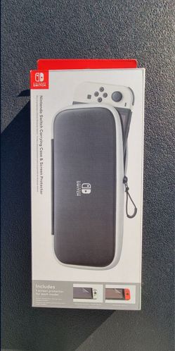 Official Nintendo Switch Carrying Case + Screen Protector – New, Sealed, All Models