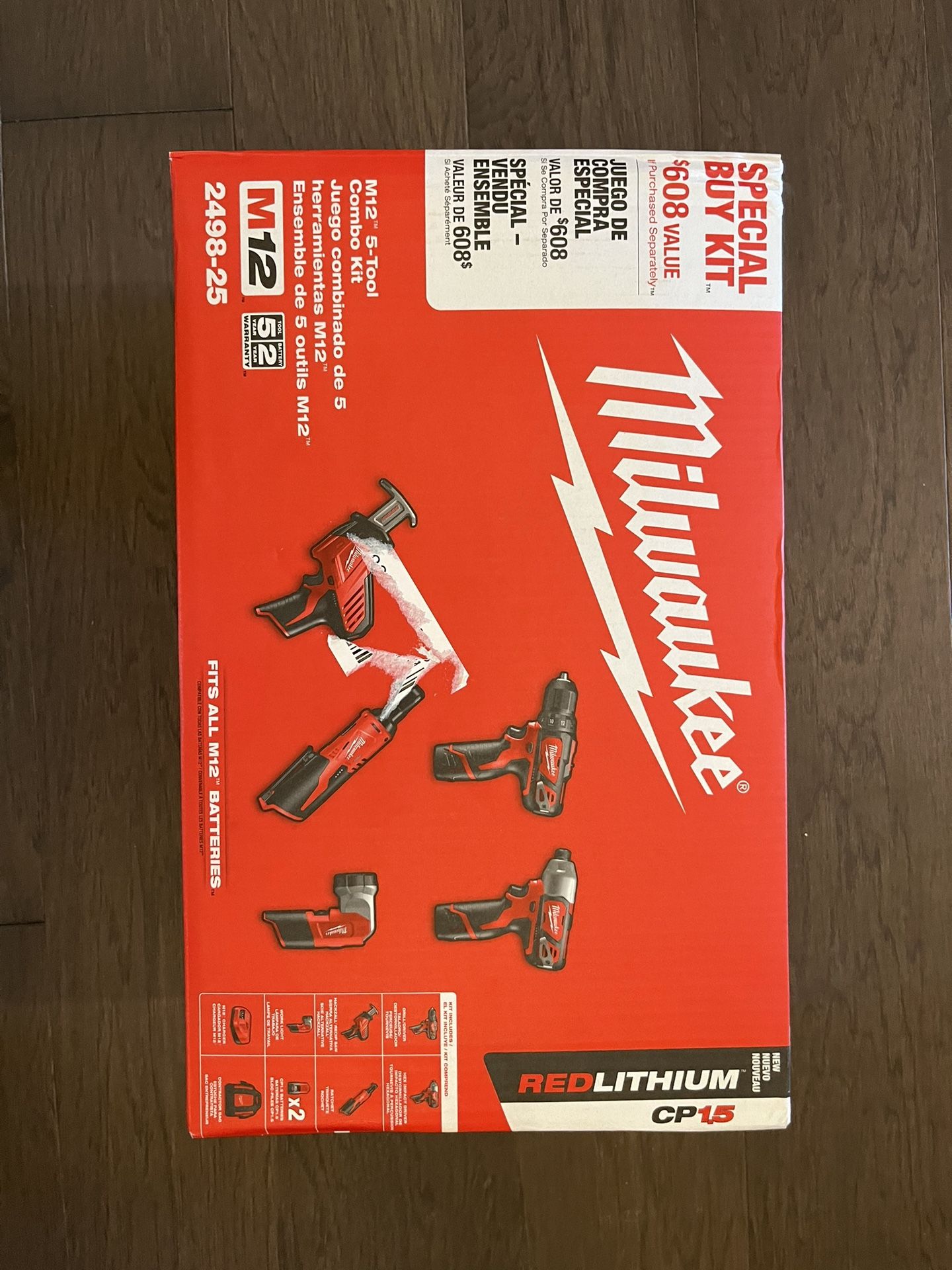 ***Brand new*** Unopened Milwaukee M12 Five Tool Set