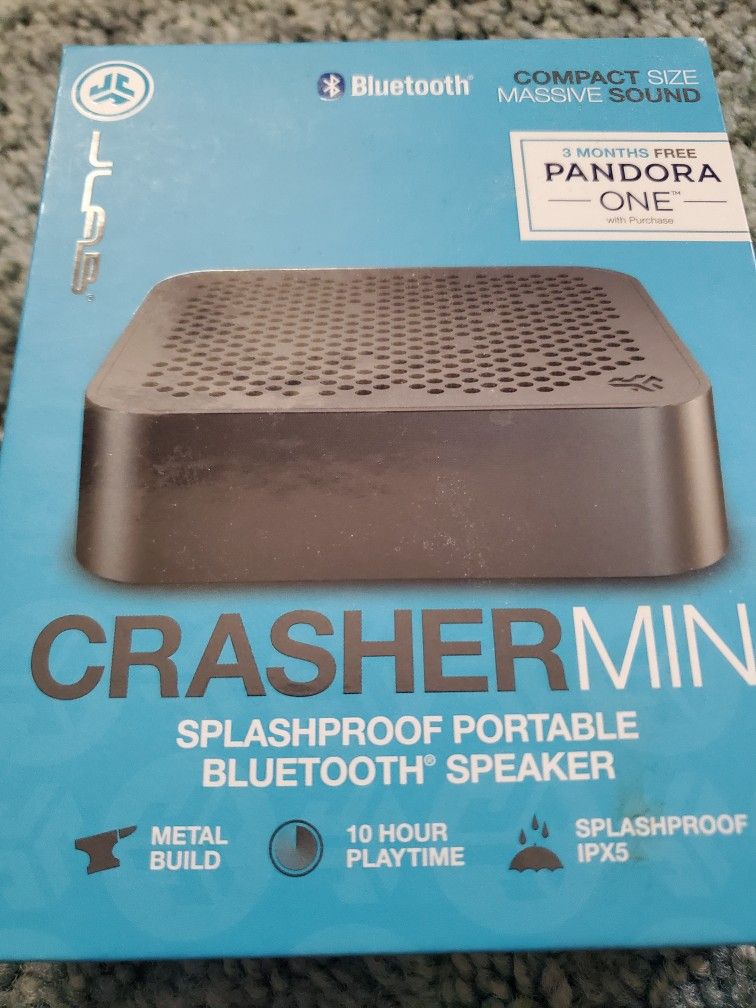 New CRASHERMINI Splashproof Portable Bluetooth SPEAKER