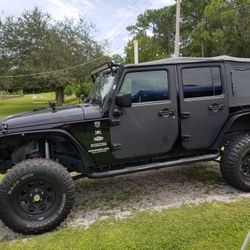 Original Mopar Premium Twill Soft Top For 2007-2018 Jeep Wrangler JKU 4door 