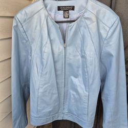  VINTAGE 1980's LEATHER JACKET