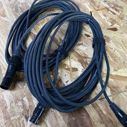 2-25ft DMX Stage Lighting Controller Cables