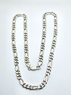 Sterling Silver Figaro Chain Necklace