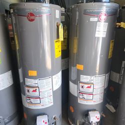 New Water Heater Rheem Performance Platinum 