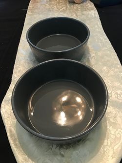 Ceramic dog bowls $10