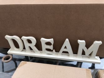Dream Wood Sign