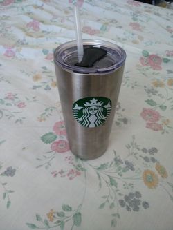 Starbucks Mug Tumbler Silver 20 oz Stainless Steel BRAND NEW Christmas Gift