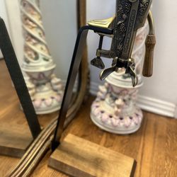 Vintage Rogar Estate Wine Bottle Opener on Wood Stand