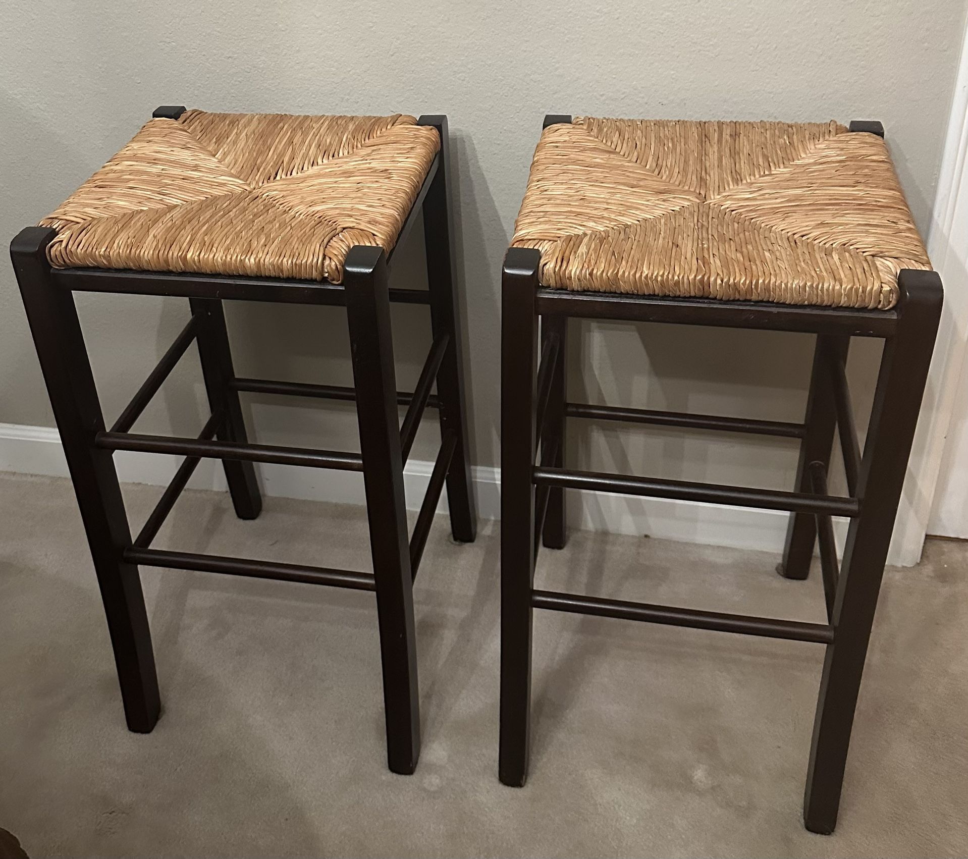 COUNTER HEIGHT STOOLS   $50 PAIR