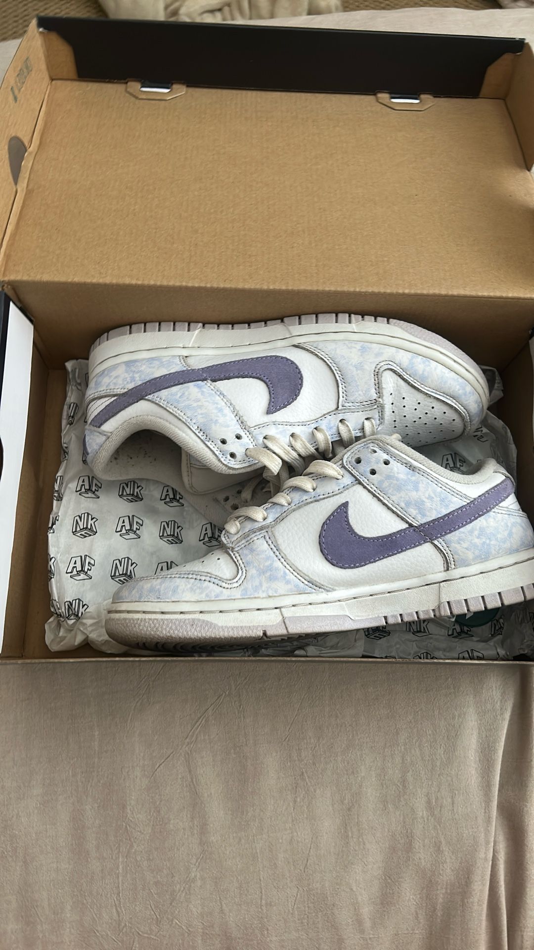 Purple Nike Dunks