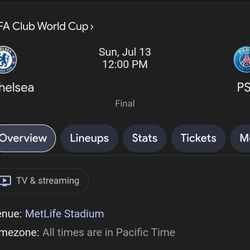 PSG TICKETS