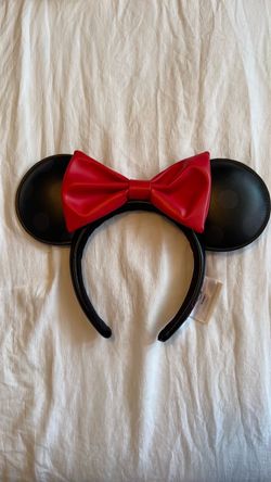 Minnie leather look headband
