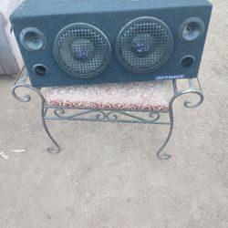 Kicker Speaker Box With Speakers 8"