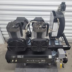 Air Techniques Air Star 30 3-4 User Dental Medical Veterinary Oiless Compressor 2020