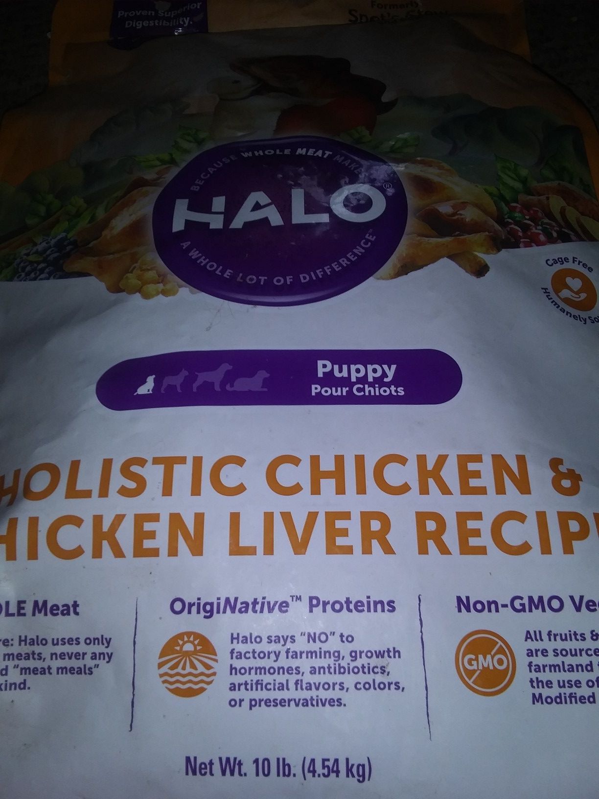 Halo puppy food