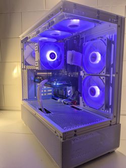 White RGB Gaming PC | 16GB RAM | WiFi | Ready to Play Fortnite, Minecraft, Valorant