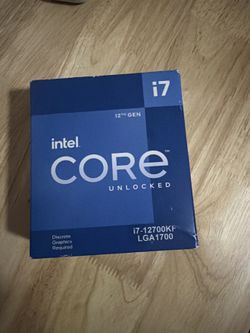 Intel Core i7-12700KF 12th Gen CPU – New, Factory Sealed